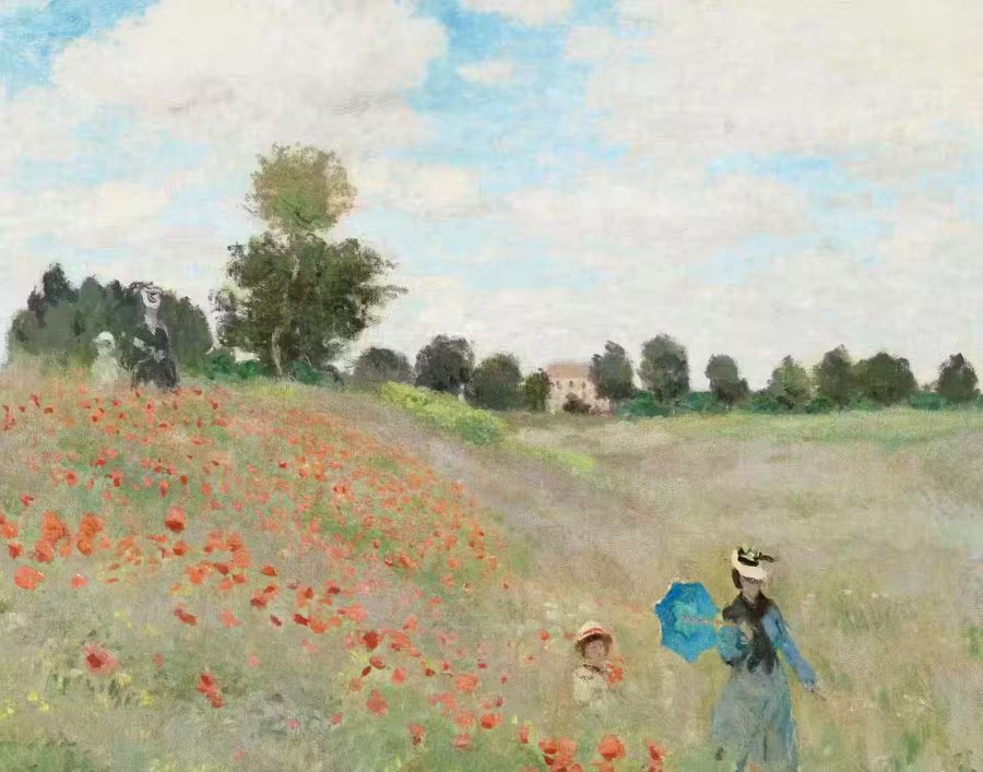 Claude Monet Poppy Field