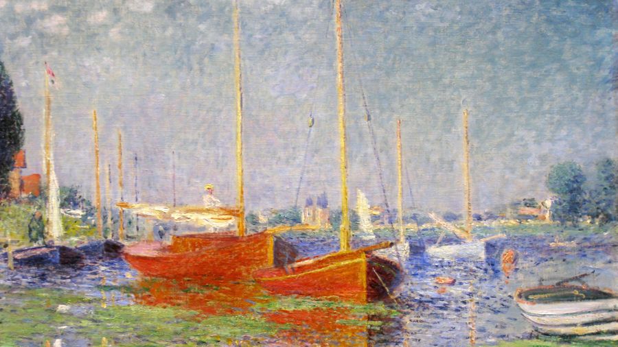 Red Boats at Argenteuil