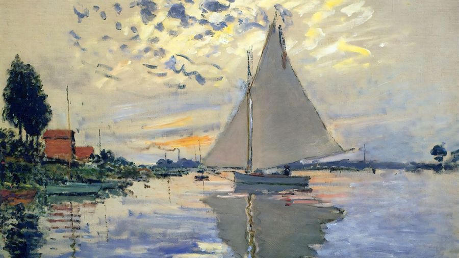 Sailboat at Le Petit Gennevilliers