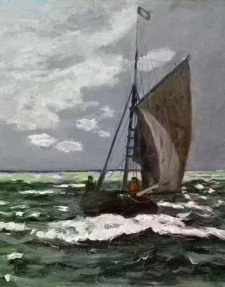 Claude Monet Seascape Nautical