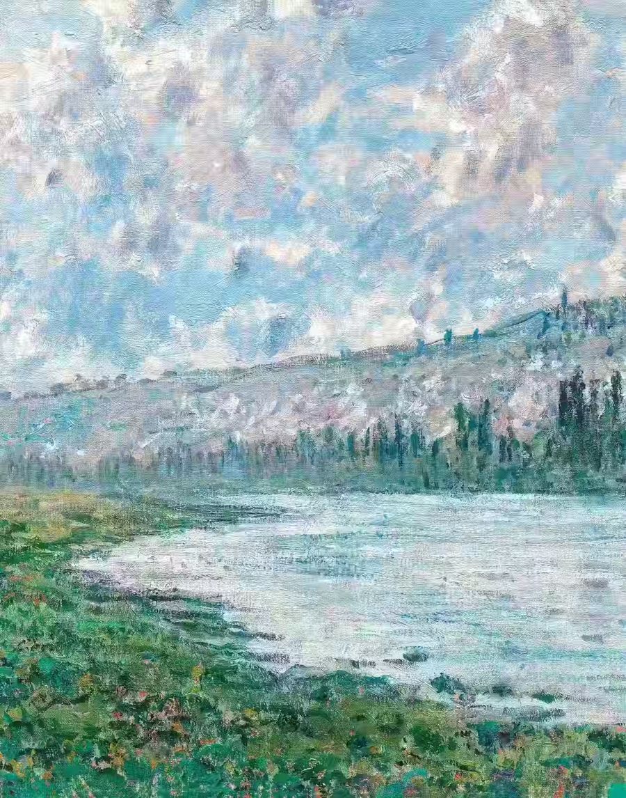 Claude Monet Seine Vétheuil Decor