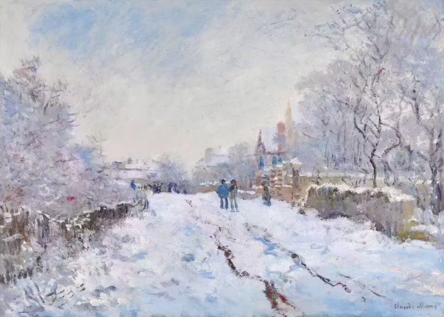 Claude Monet Snow Argenteuil