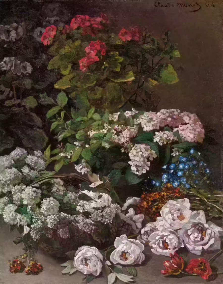 Claude Monet Spring Flowers Still