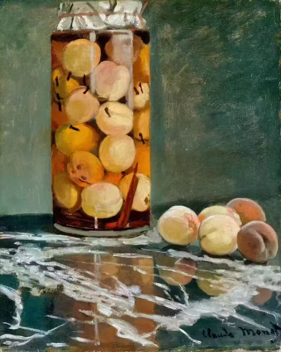 Claude Monet Still Life Jar