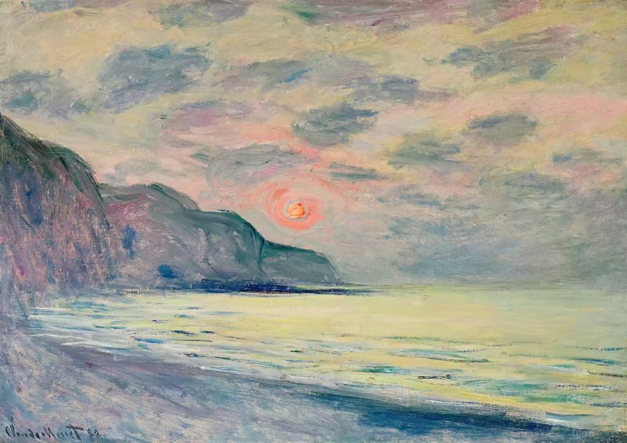 Claude Monet Sunset Seascape Ocean