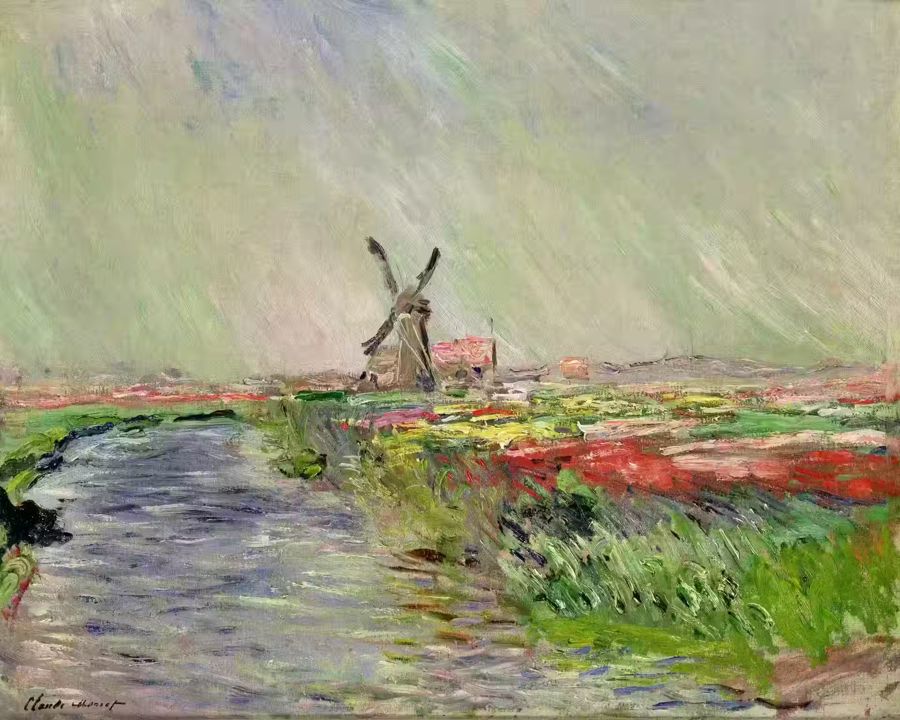 Claude Monet Tulip Field Holland