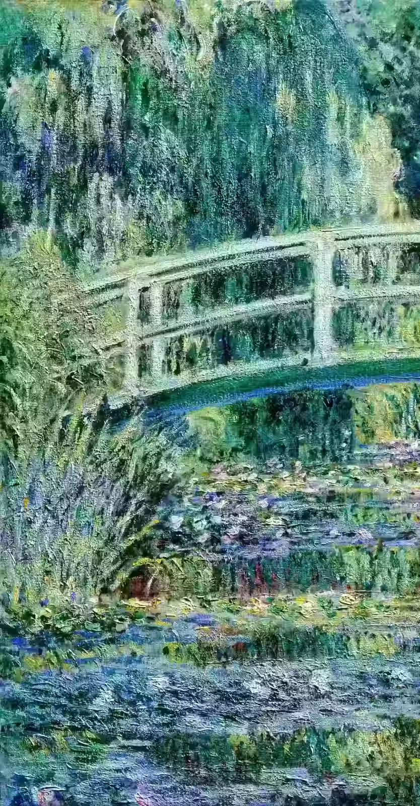 Claude Monet Water Lilies Bridge