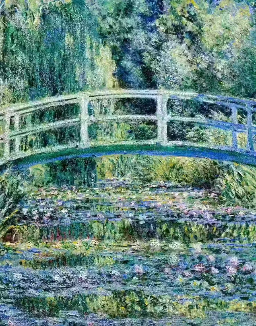 Claude Monet Water Lilies Bridge