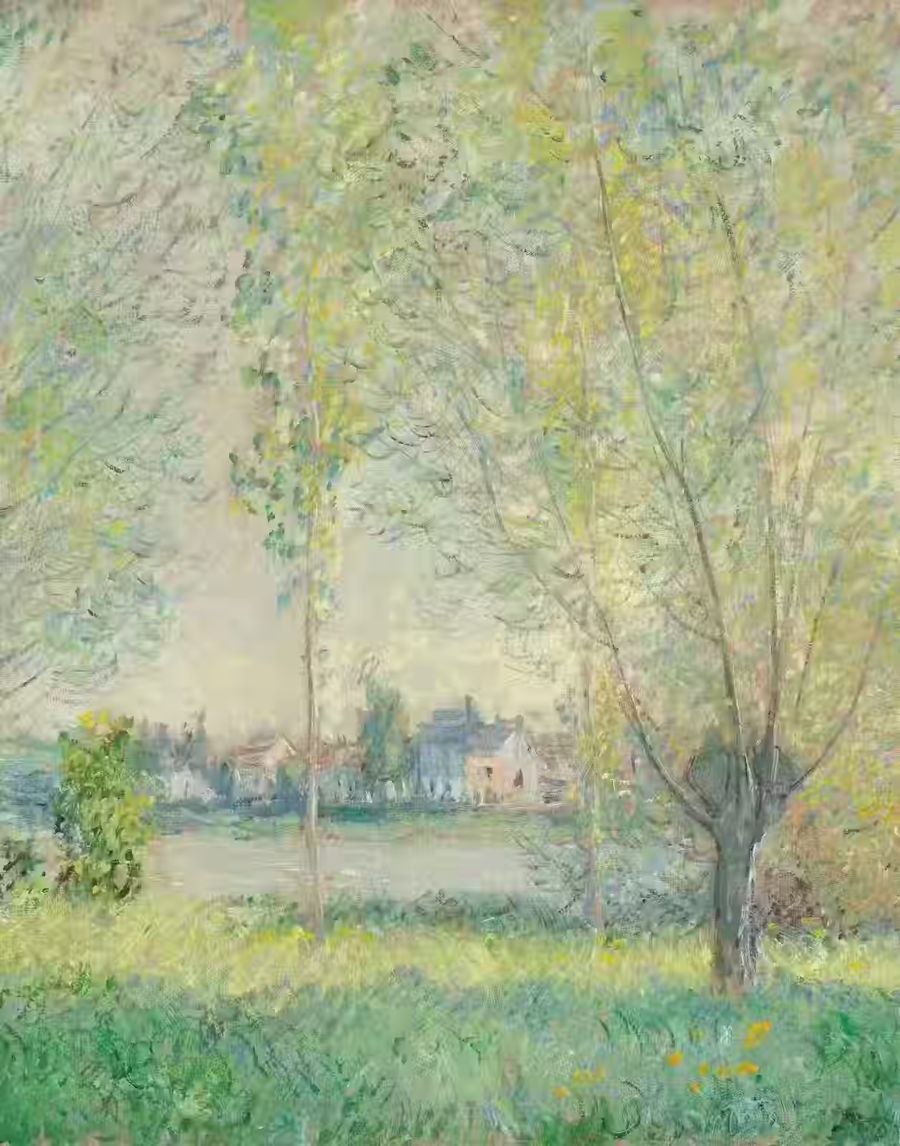 Claude Monet, Claude Monet Willows Landscape Fine
