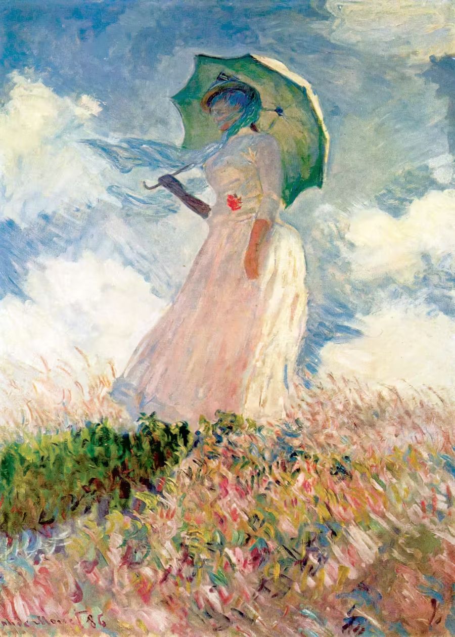 Claude Monet Woman Parasol