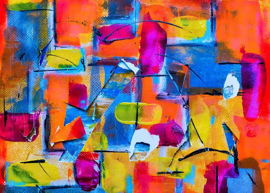 EcoArtLab Originals, Colorful Bold Modern Abstract
