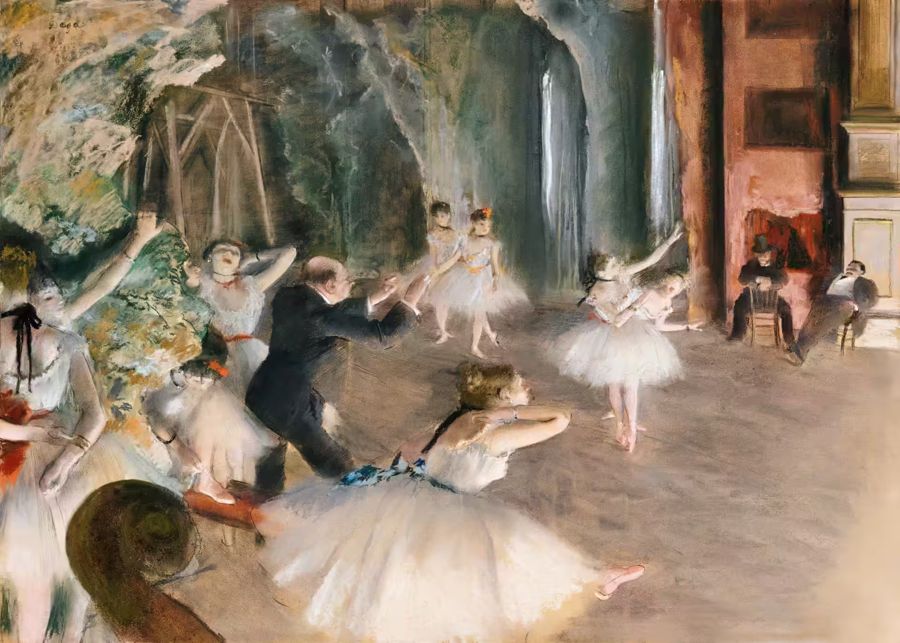 Edgar Degas, Edgar Degas Rehearsal Onstage