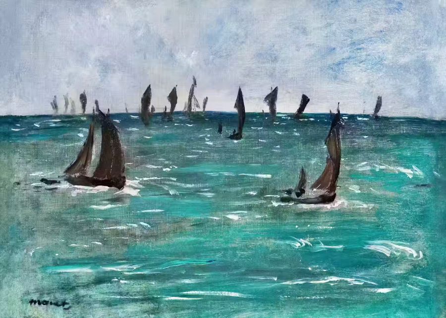 Édouard Manet Boats Sea
