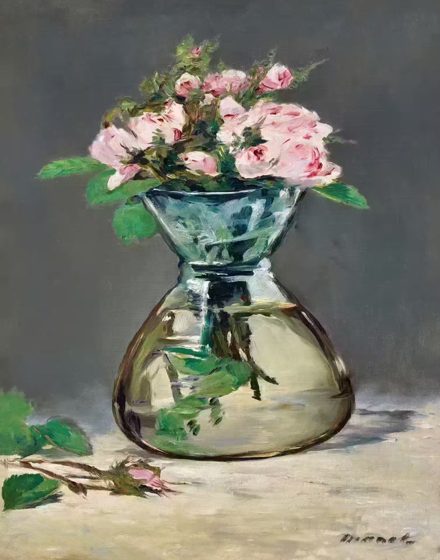 Edouard Manet, Édouard Manet Roses Vase