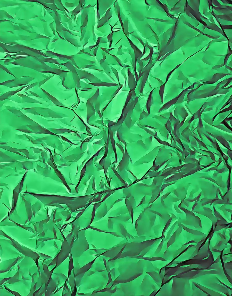 EcoArtLab Originals, Emerald Green Abstract Minimalist