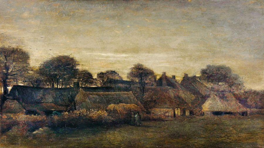 Vincent van Gogh, Farming Village at Twilight