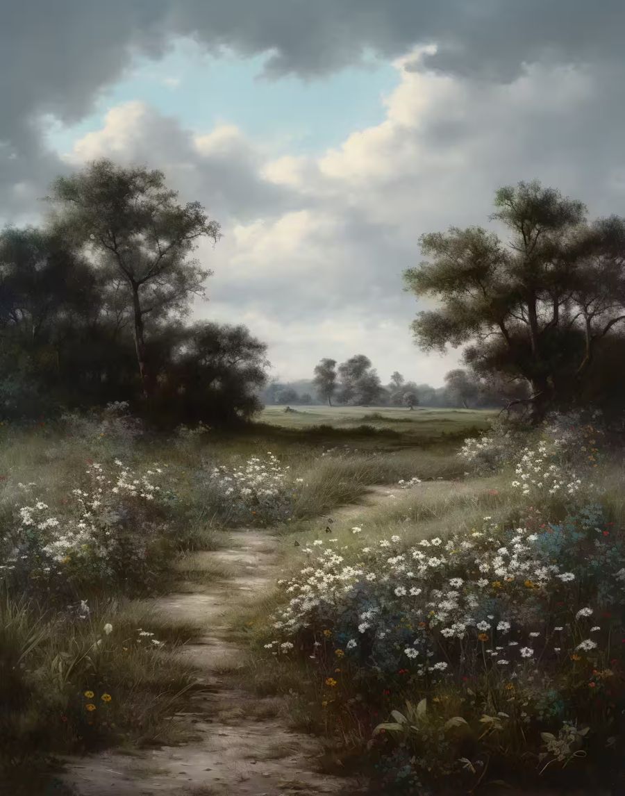 Floral Country Field