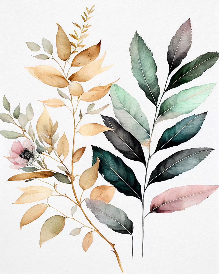 EcoArtLab Originals, Floral Minimalist Flower