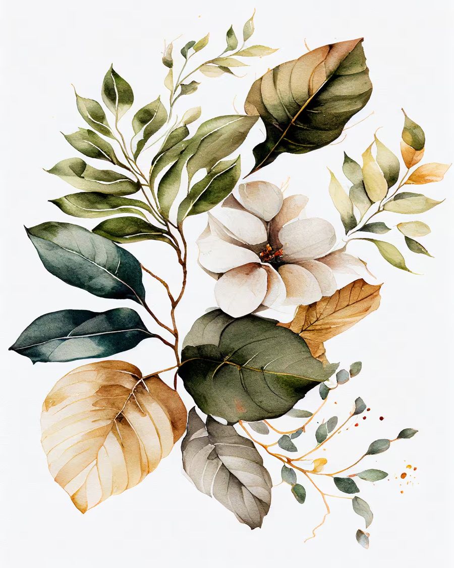 Floral Minimalist Flower