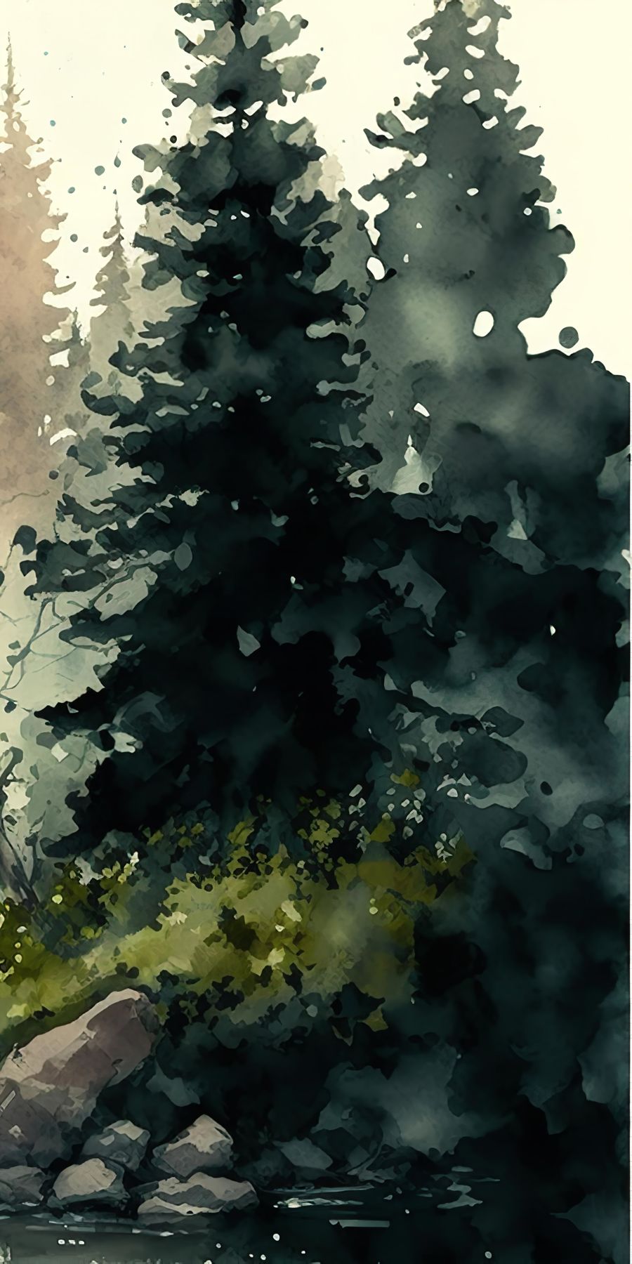 , Forest Landscape Forest River 3