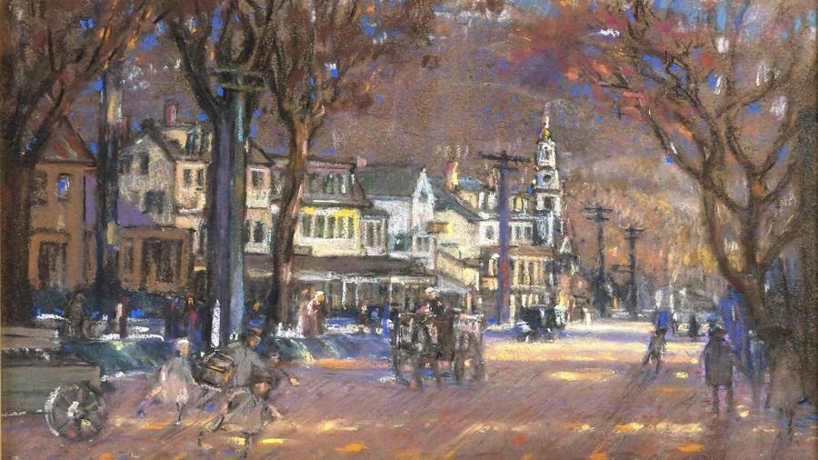 Street Scene with Figures