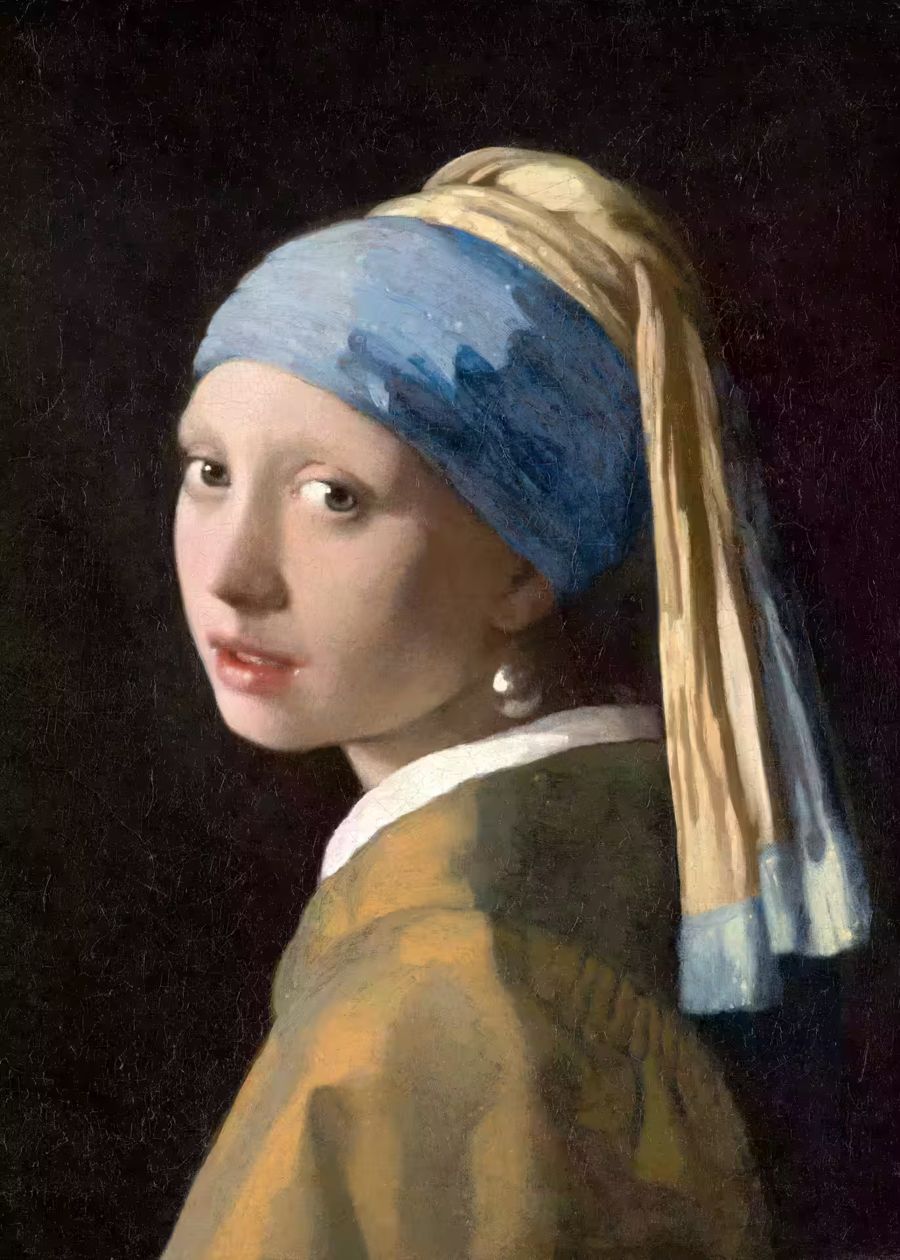 , Girl Pearl Earring Portrait Fine
