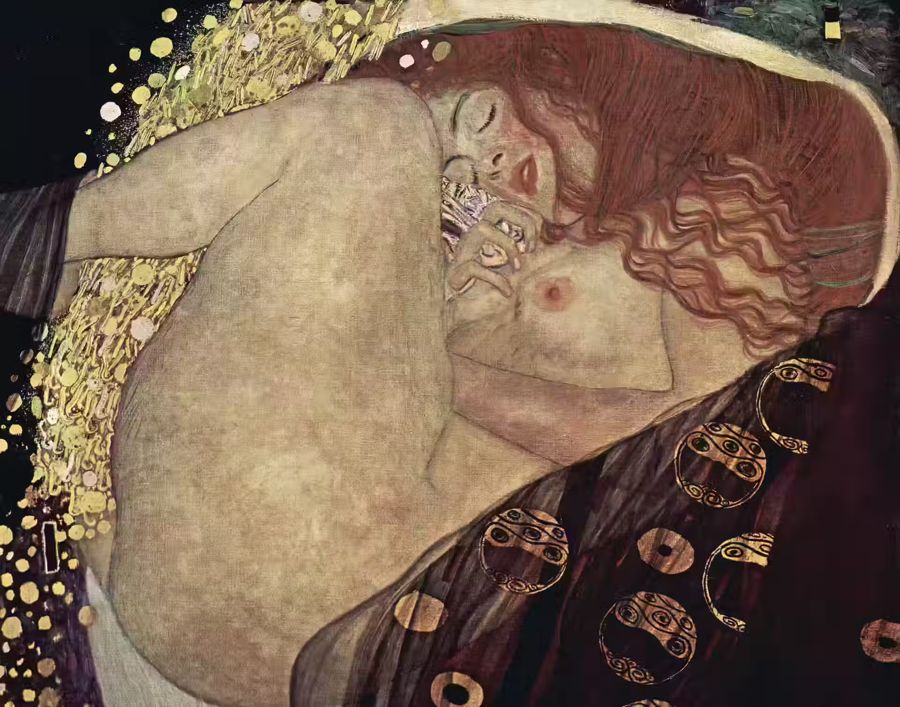 Gustav Klimt Danae Ancient Greek