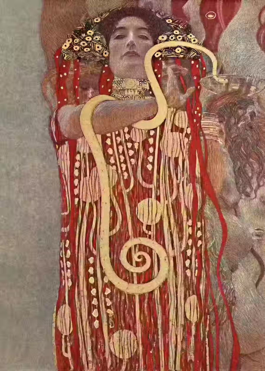 Gustav Klimt Hygieia Ancient Greek