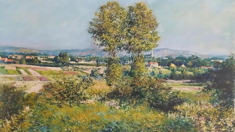 Gustave Caillebotte, Landscape at Argenteuil Impressionist