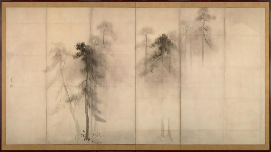 Hasegawa Tōhaku, Pine Trees