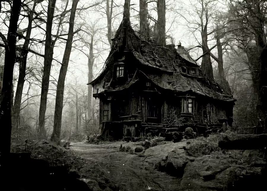 , Haunted Abandoned House Halloween