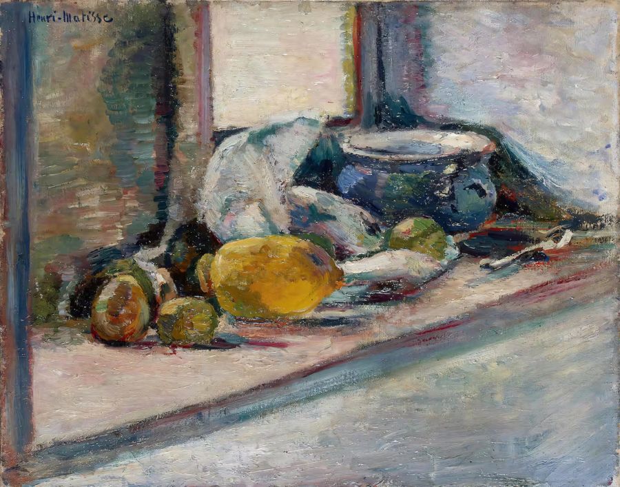 Henri Matisse Blue Pot Lemon