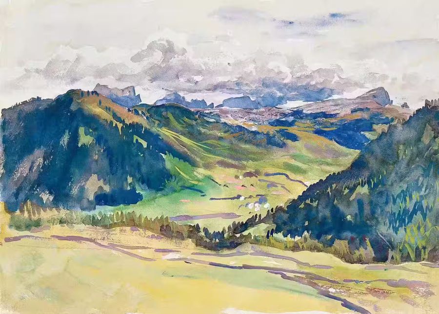 John Singer Sargent Mountain Landscape