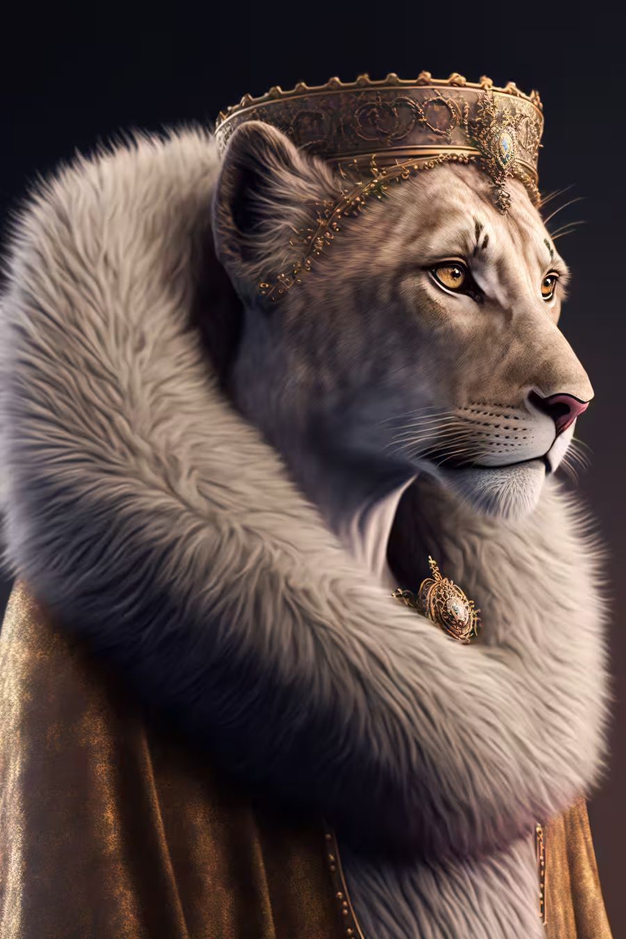, King Queen Lions 2 Couple