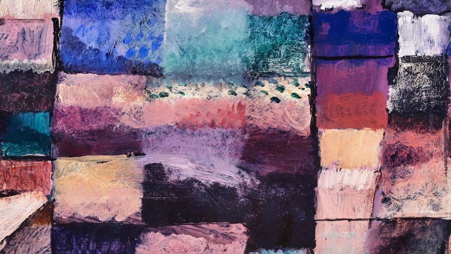 Klee Abstract Oil Painting