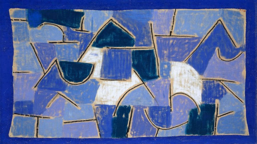 Klee Blue Abstract
