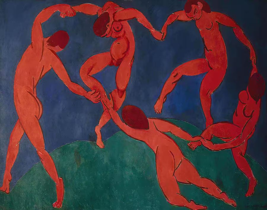 Matisse Red Dance Collage
