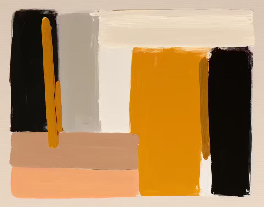 EcoArtLab Originals, Modern Neutral Abstract Minimalist