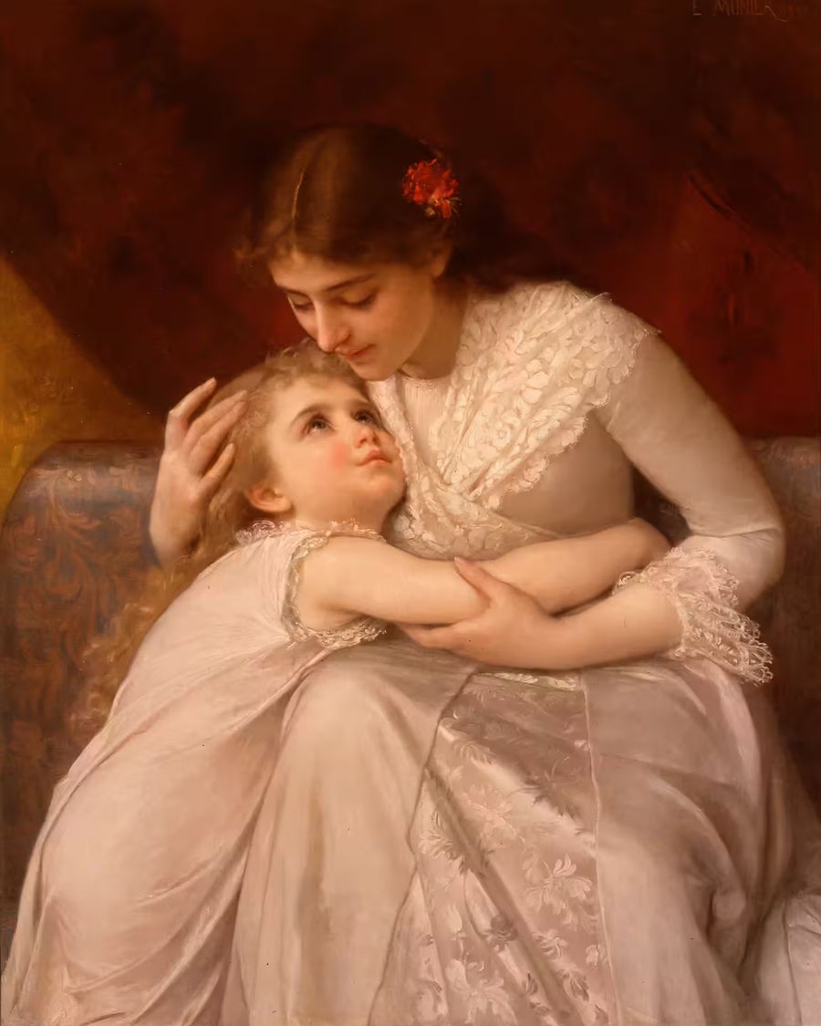 , Motherhood Pardon Mama Émile Munier