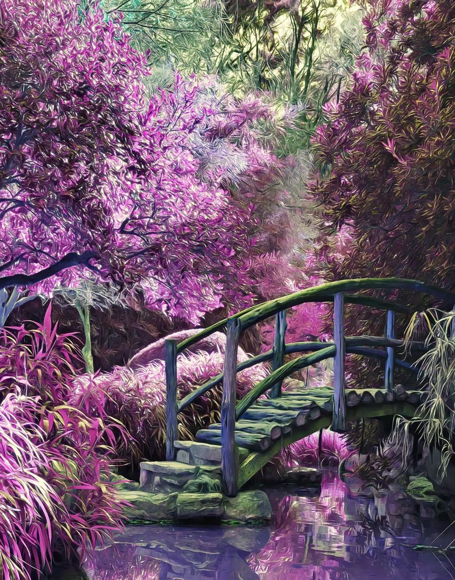 Mystical Garden Colorful Floral Decor