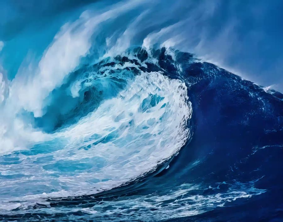 , Ocean Wave Sea Waves Ocean