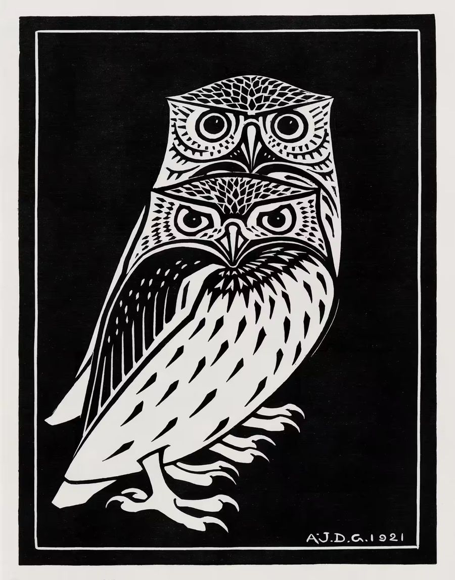 , Owls Nouveau Owl Julie De