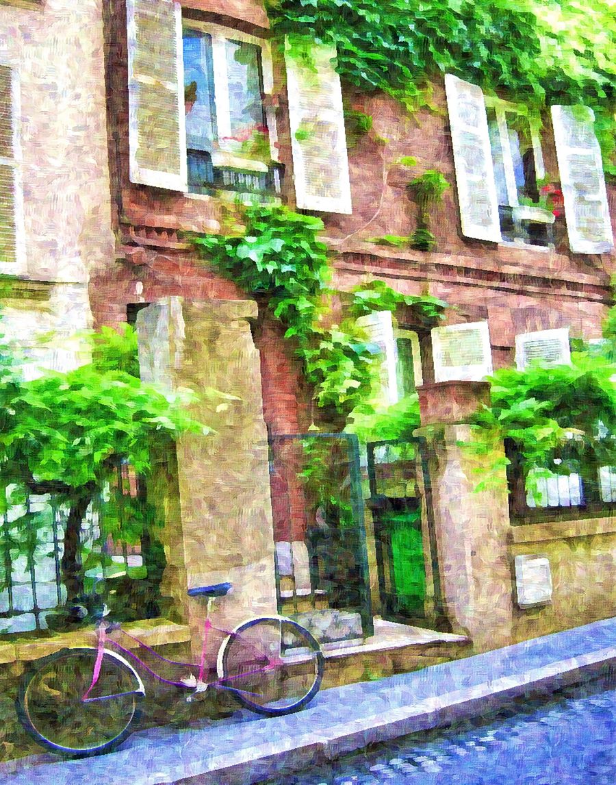 Paris Building City Street View