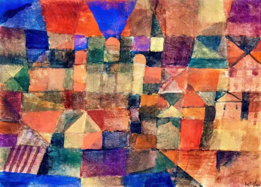 Paul Klee Abstract City Domes