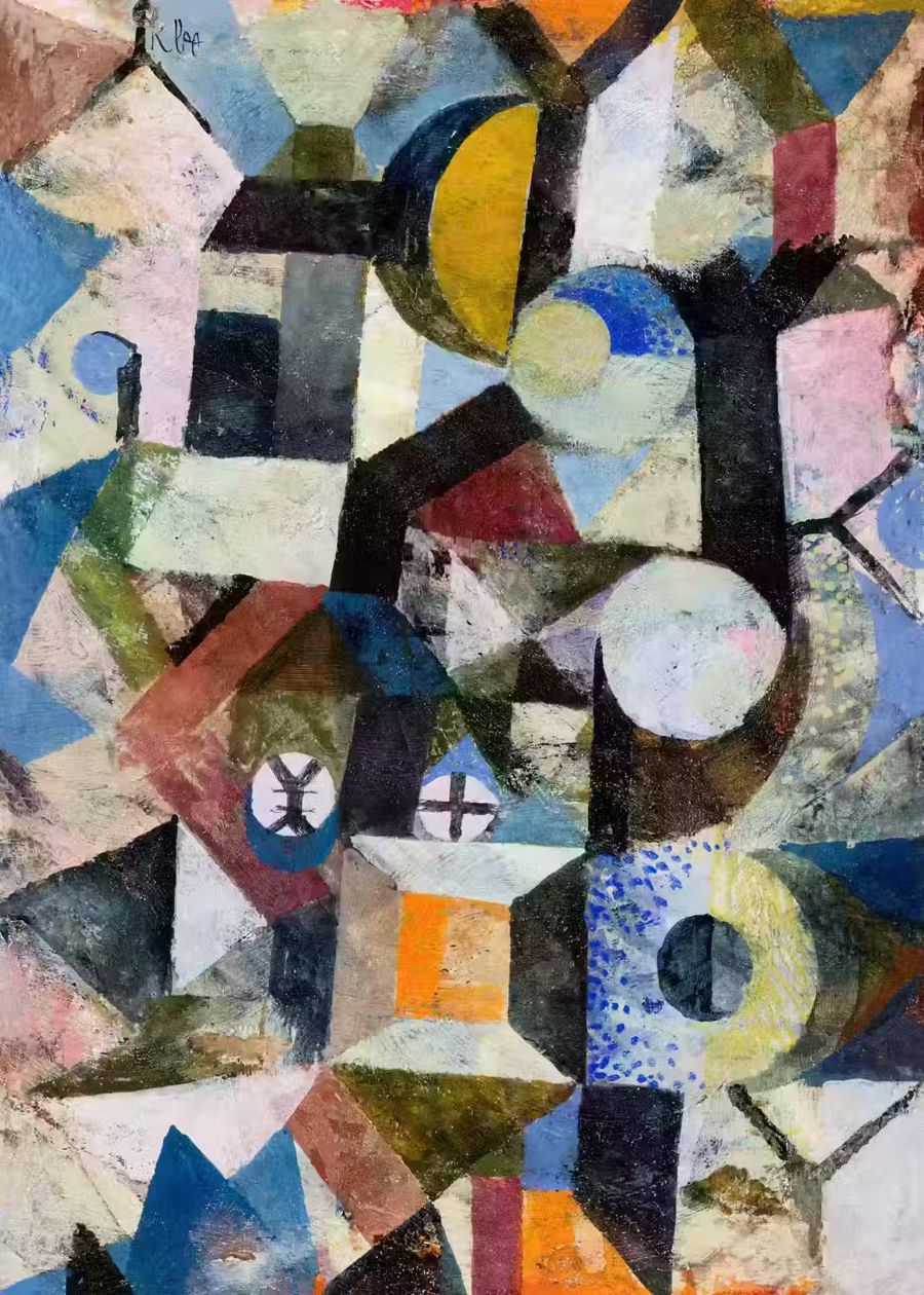 Paul Klee Abstract Composition Yellow