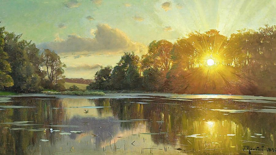 Sunset at Orholm