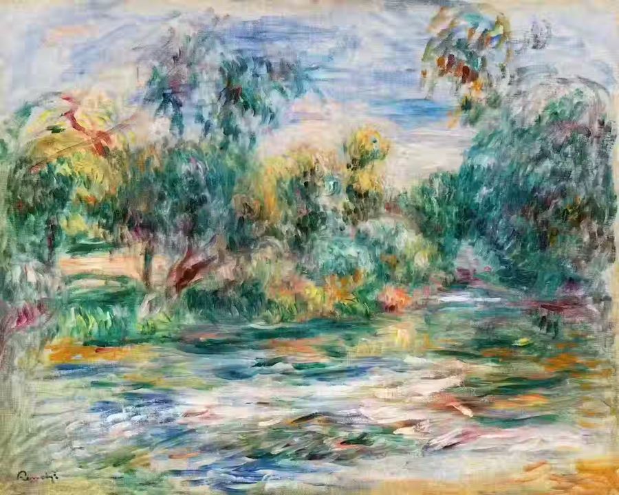 Pierre-Auguste Renoir, Renoir Landscape Paysage Auguste