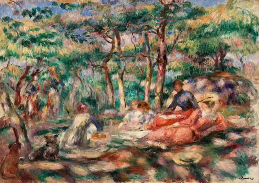 Renoir Woman Garden Auguste