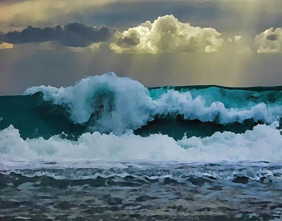, Sea Waves Ocean Wave Ocean