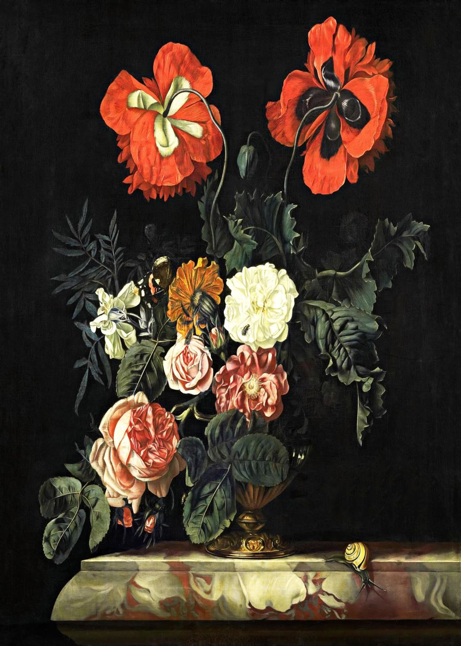 , Still Life Botanical Flowers Still